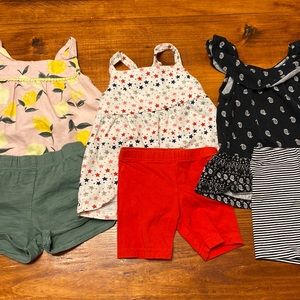 Carter’s 2 piece 3 outfits bundle